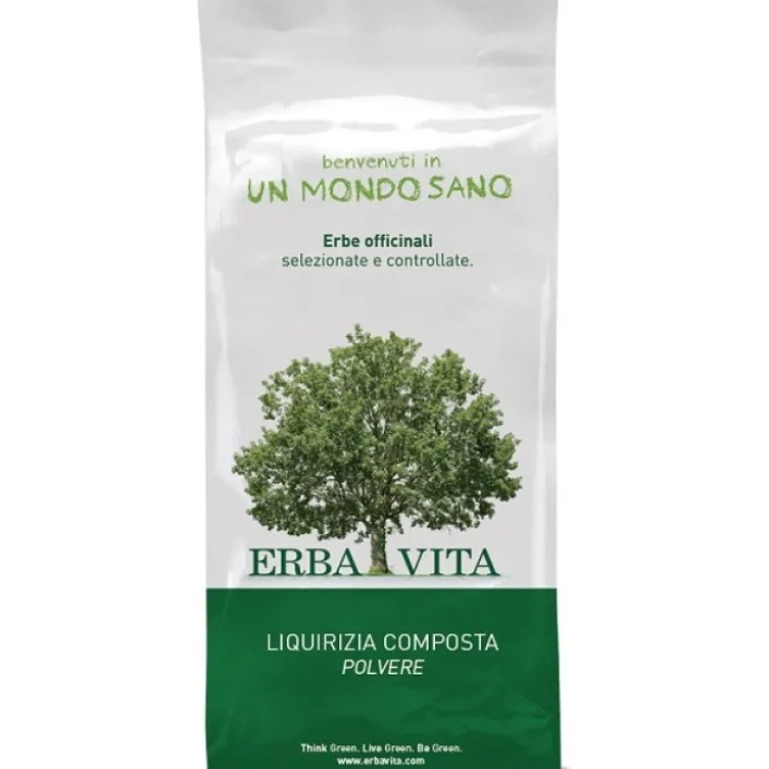 Erba Vita Liquirizia Composto Polvere Tisana 100 grammi - Integratore Lassativo