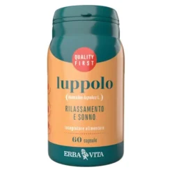 Erba Vita Luppolo 450 mg 60 Capsule - Integratore Alimentare