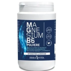 Erba Vita Magnesium Polvere 200 grammi - Integratore Magnesio e Vitamina B