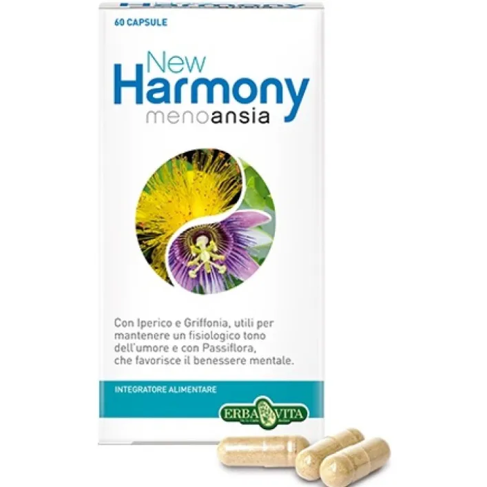Erba Vita New Harmony Menoansia 60 Capsule - Integratore Alimentare