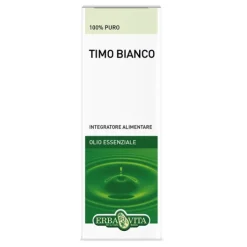 Erba Vita Olio Essenziale Timo Bianco 10 ml - Integratore Balsamico