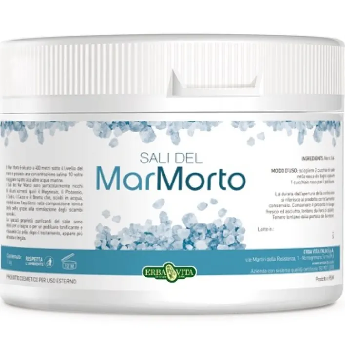 Erba Vita Sali del Mar Morto Pediluvio 1 Kg