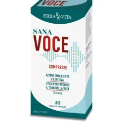 Erba Vita Sana Voce 30 Compresse - Integratore Mucosa Orofaringea