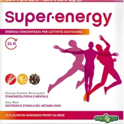 Erba Vita Super Energy 10 Flaconcini - Integratore Energetico
