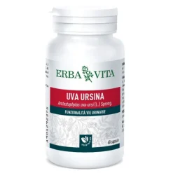 Erba Vita Uva Ursina 60 Capsule - Integratore Vie Urinarie