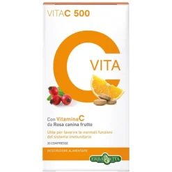 Erba Vita Vita C 500 30 Compresse - Integratore Sistema Immunitario
