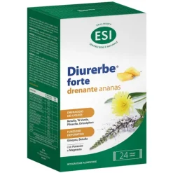 Esi Diurerbe Forte Pocket Drink Ananas 24 Stick - Integratore Drenante
