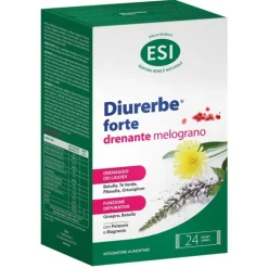 Esi Diurerbe Forte Pocket Drink Melograno 24 Stick - Integratore Drenante