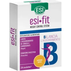 Esi Fit B Bilancia Assorbimento Azione Urto 24 Ovalette - Integratore Alimentare Assorbimento Grassi