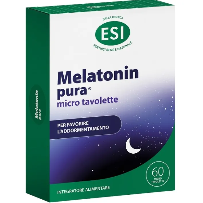 Esi Melatonin Pura 60 Micro Ovalette - Integratore Alimentare