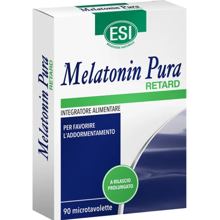 Esi Melatonin Pura Retard 90 Microtavolette - Integratore Alimentare