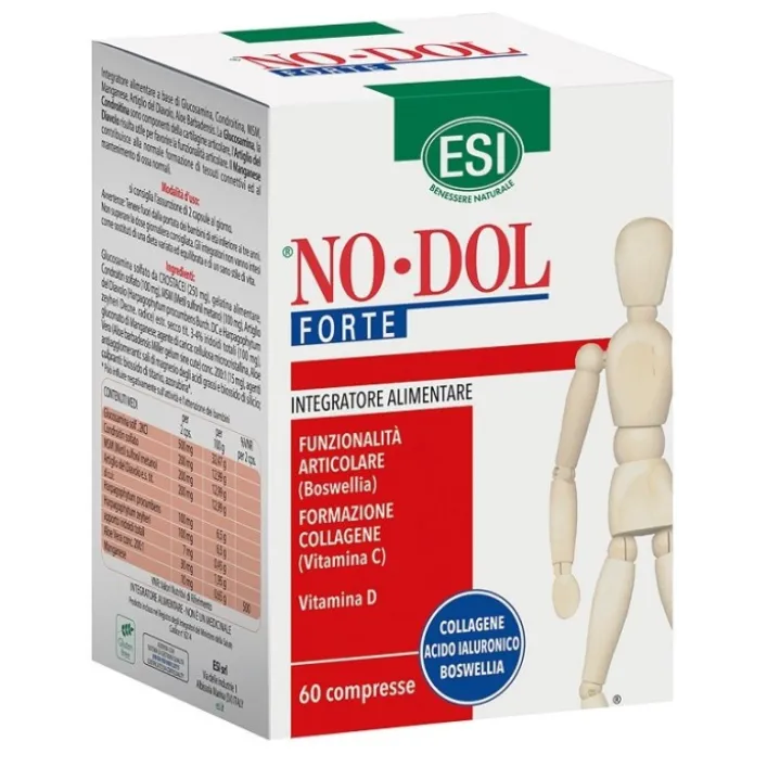 Esi No Dol Forte 60 Compresse - Integratore per la Cartilagine e le Articolazioni