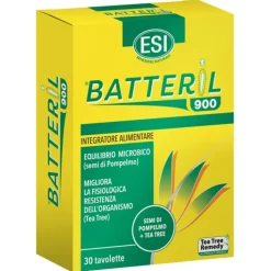Esi Tea Tree Batteril 900 30 Ovalette - Integratore Difese Immunitarie