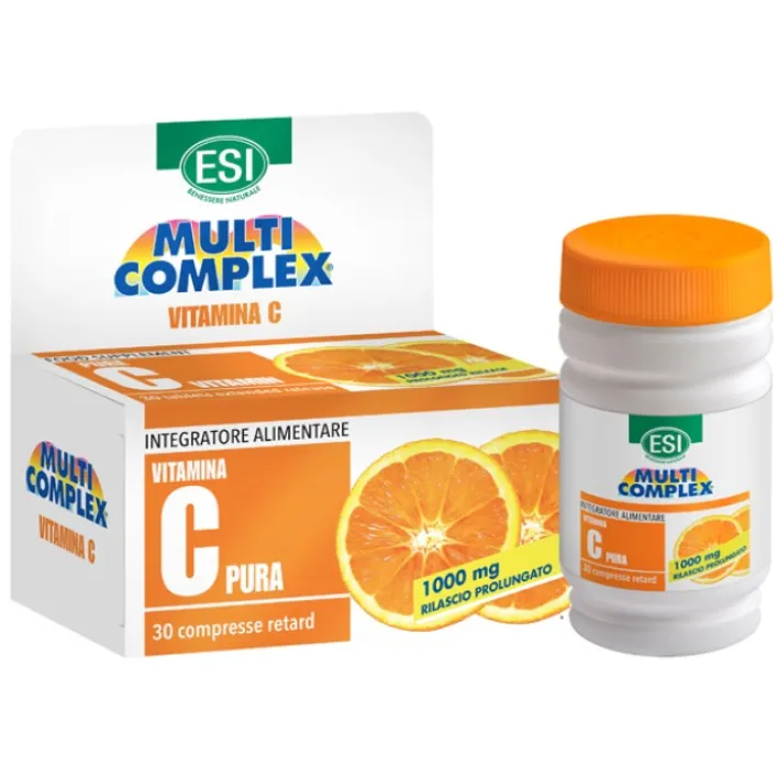 Esi Vitamina C Pura Retard Multicomplex 30 Capsule - Integratore Alimentare