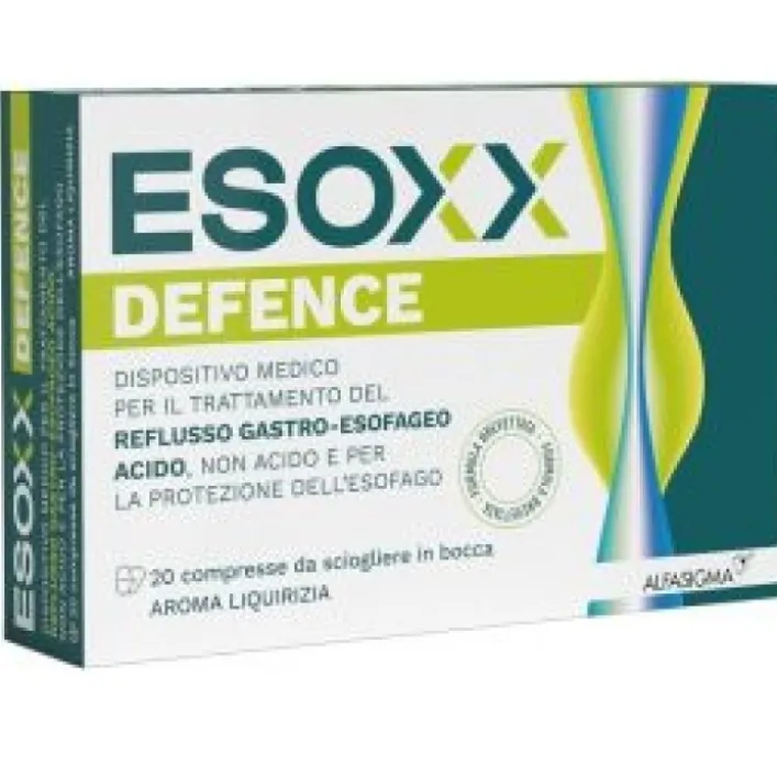 Esoxx Defence Trattamento Reflusso Gastroesofageo 20 compresse