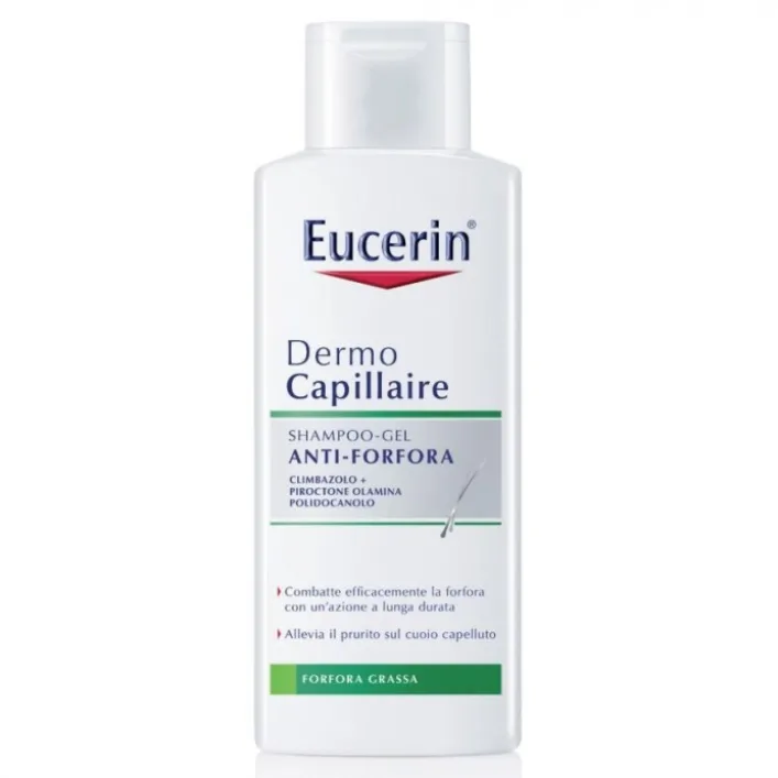 Eucerin DermoCapillaire Shampoo Gel Anti Forfora Grassa 250 ml