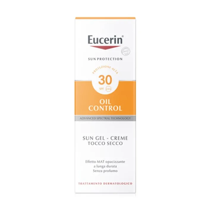 Eucerin Sun Crema Viso Oil Control Per Pelle Grassa SPF 30 50 ml