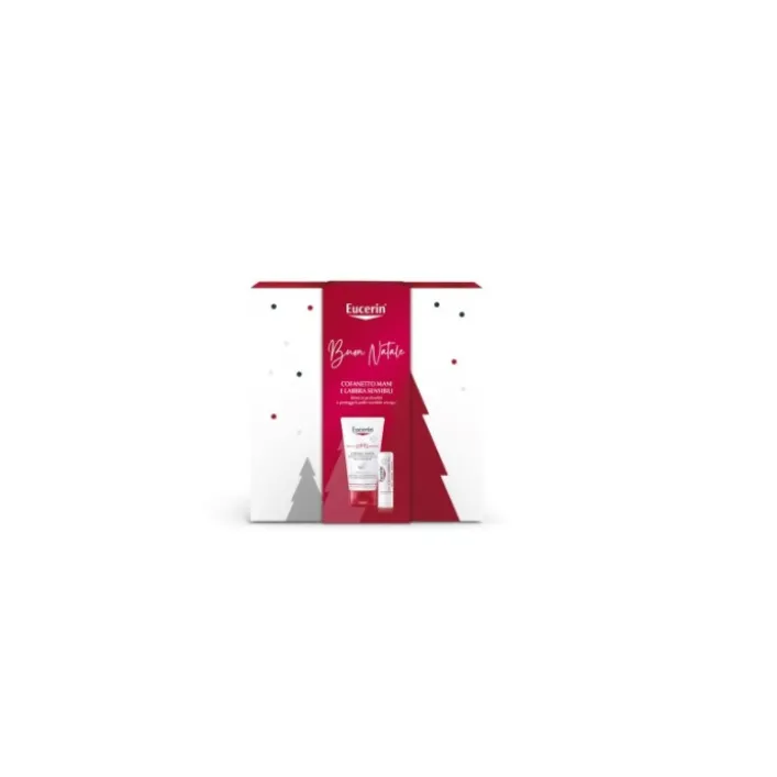 Eucerin Xmas Cofanetto Natale Ph5 Crema Mani + Stick Labbra
