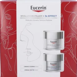 Eucerin Xmas Hyaluron-Filler Cofanetto Natale Crema Giorno + Crema Notte