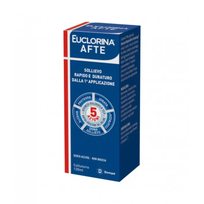 Euclorina Afte Collutorio 120 ml