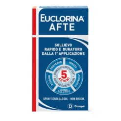 Euclorina Afte Spray 15 ml - Sollievo Afte e Ulcere Orali