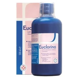 Euclorina 2,5% Cloramina Disinfettante 1 Flacone 500 ml con Misurino