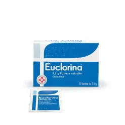 Euclorina Polvere Solubile Cloramina Disinfettante 10 Buste 2,5 grammi