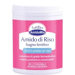 Euphidra AmidoMio Bagno Lenitivo all'Amido di Riso in Polvere 200 grammi