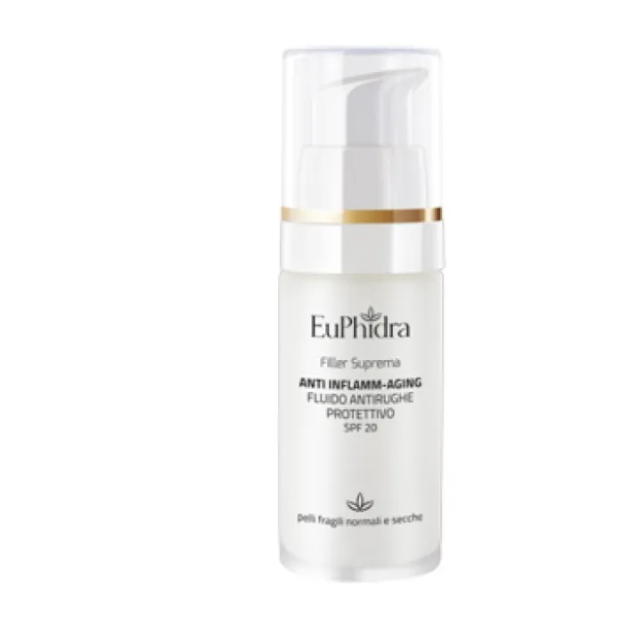 Euphidra Filler Suprema Fluido Antirughe Protettivo Anti Infiammazione SPF 20 - 30 ml