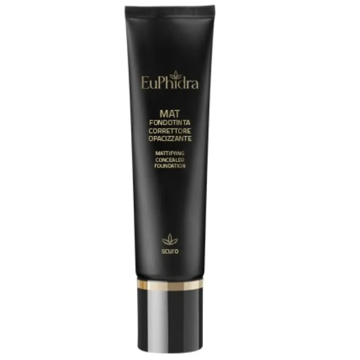Euphidra Fondotinta Correttore Opacizzante Scuro 30 ml