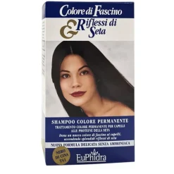 Euphidra Shampoo Colore Permanente Tintura 43 Castano Scuro 120 ml