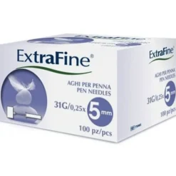 Extrafine 100 Aghi per Penna da Insulina G31 5 mm