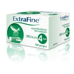 Extrafine 100 Aghi per Penna da Insulina G32 4 mm