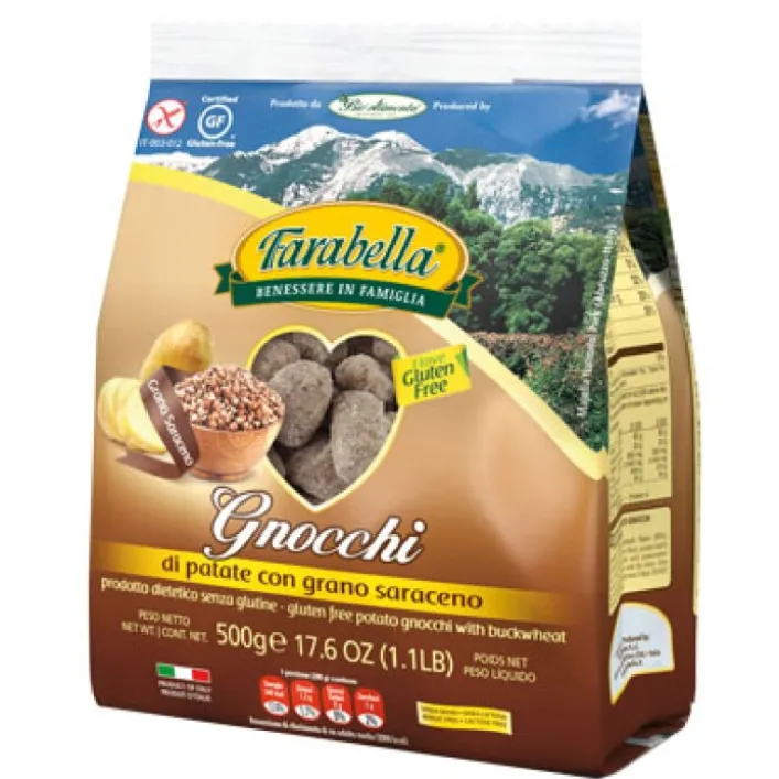 Farabella Pasta Senza Glutine Gnocchi di Patate Grano Saraceno 500 grammi