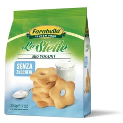Farabella Senza Glutine Biscotti Le Stelle allo Yogurt 200 grammi