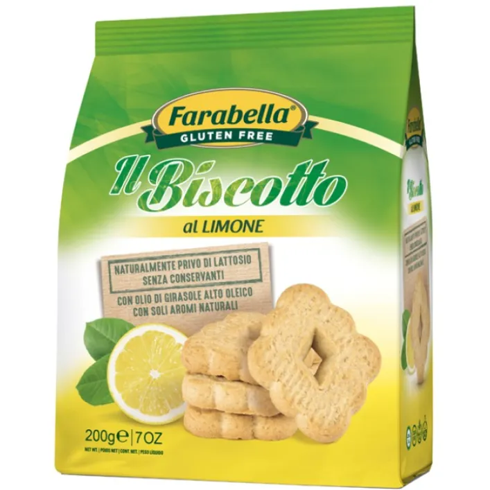 Farabella Senza Glutine Biscotti Limone 200 grammi