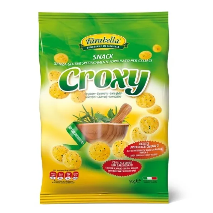 Farabella Senza Glutine Croxy Snack Salati alle Erbe Provenzali 50 grammi