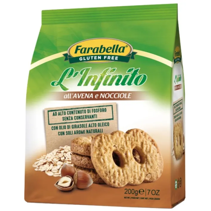 Farabella Senza Glutine Infinito Avena e Nocciole 200 grammi