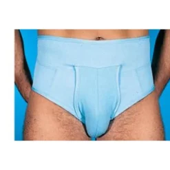 Farmacare Slip Erniario Azzurro con Pelotte 96-100 cm Taglia 6