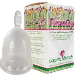 Farmacup Coppetta Mestruale Silicone Ipoallergenica Piccola