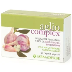 Farmaderbe Aglio Complex 60 Capsule - Integratore Alimentare