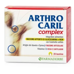 Farmaderbe Arthrocaril Complex 20 Bustine - Integratore Alimentare