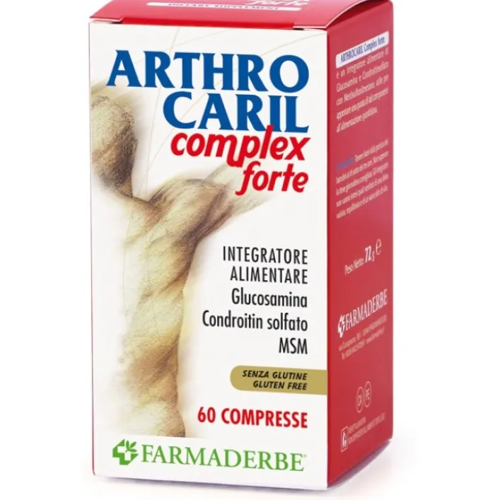 Farmaderbe Arthrocaril Complex Forte 60 Compresse - Integratore Alimentare