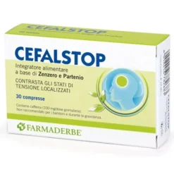 Farmaderbe Cefalstop 30 Compresse - Integratore Anti-Tensivo