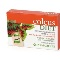 Farmaderbe Coleus Diet 15 Capsule - Integratore Peso Corporeo