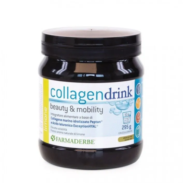 Farmaderbe Collagen Drink Limone 295 grammi - Integratore Alimentare