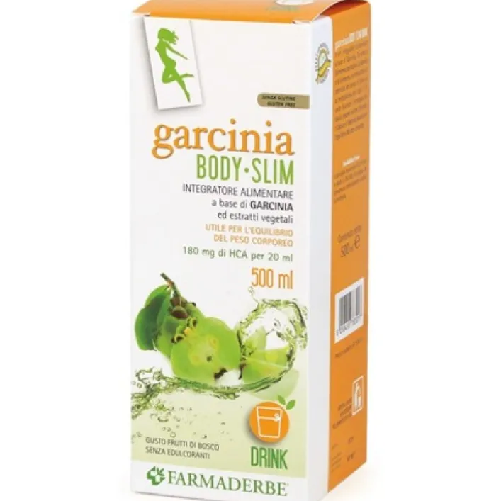 Farmaderbe Garcinia Body Slim 500 ml - Integratore Equilibrio Peso Corporeo