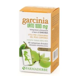 Farmaderbe Garcinia Urto 1000 60 Compresse - Integratore Peso Corporeo