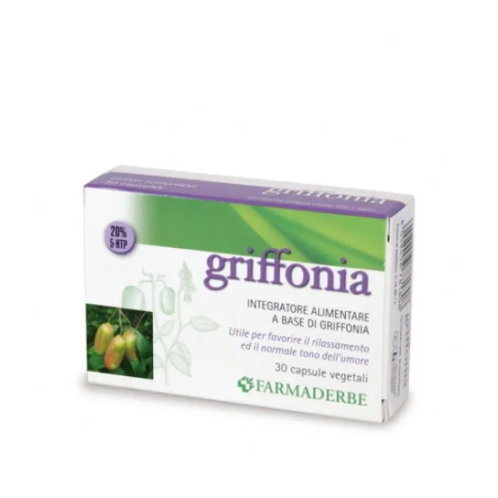 Farmaderbe Griffonia 30 Capsule - Integratore Benessere Mentale