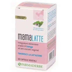 Farmaderbe Mama Latte 60 Capsule - Integratore Gravidanza ed Allattamento